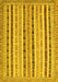 Southwestern Yellow Country Rug, con1028yw