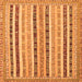 Serging Thickness of Southwestern Orange Country Rug, con1028org