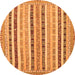 Machine Washable Southwestern Orange Country Area Rugs, wshcon1028org