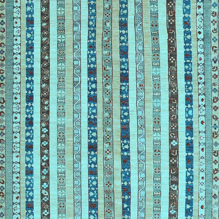 Southwestern Light Blue Country Rug, con1028lblu
