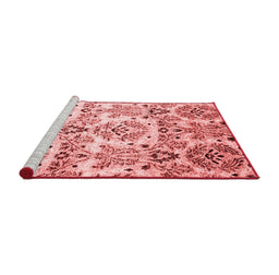 Contemporary Red Washable Rugs