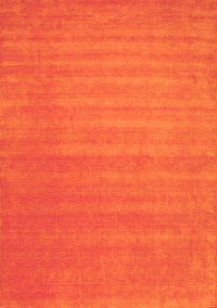 Abstract Orange Contemporary Rug, con102org