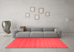 Contemporary Red Washable Rugs