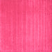 Square Machine Washable Abstract Pink Contemporary Rug, wshcon102pnk