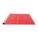 Contemporary Red Washable Rugs