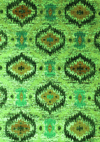 Southwestern Green Country Rug, con1030grn