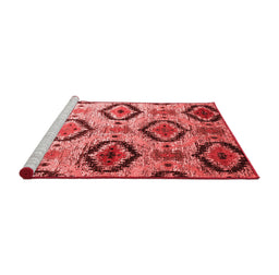 Country Red Washable Rugs
