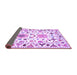 Sideview of Abstract Purple Contemporary Rug, con1031pur