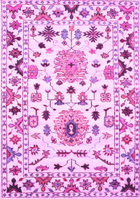 Abstract Pink Contemporary Rug, con1031pnk