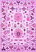 Abstract Pink Contemporary Rug, con1031pnk