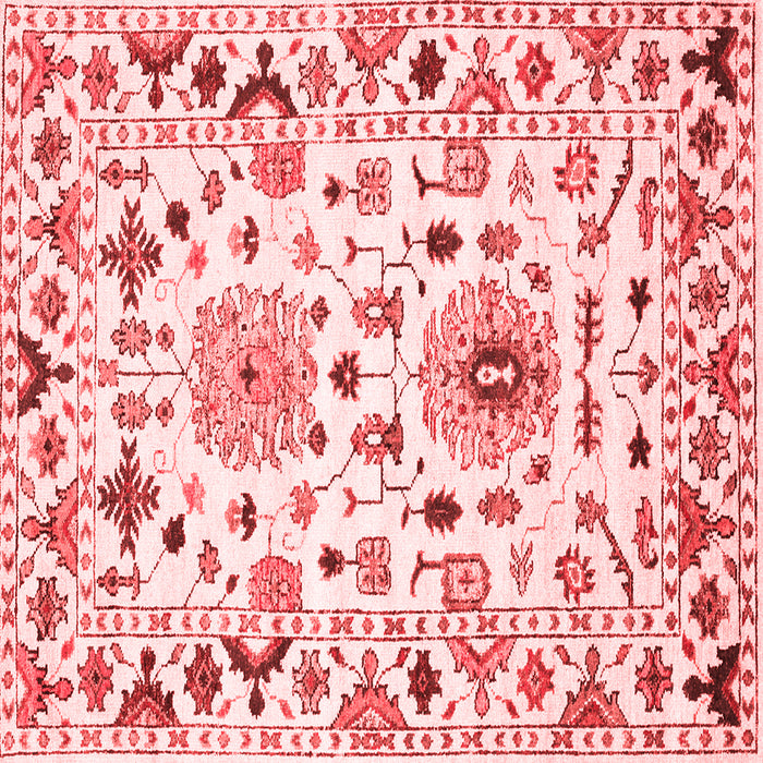 Abstract Red Contemporary Rug, con1031red