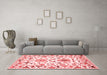 Contemporary Red Washable Rugs