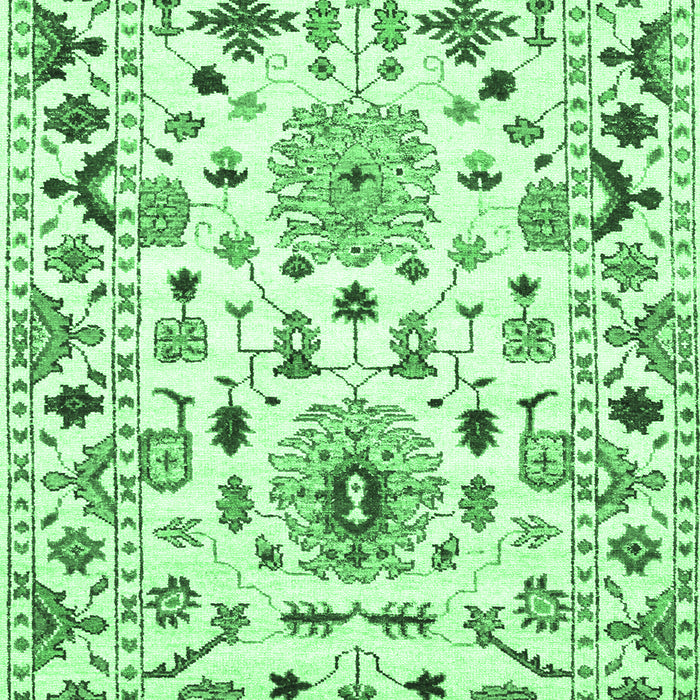 Machine Washable Abstract Emerald Green Contemporary Area Rugs, wshcon1031emgrn