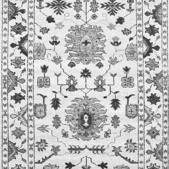 Abstract Gray Contemporary Rug, con1031gry