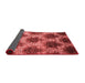 Abstract Red Contemporary Area Rugs