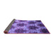 Sideview of Abstract Purple Contemporary Rug, con1032pur