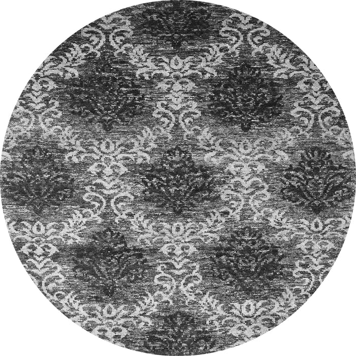 Machine Washable Abstract Gray Contemporary Rug, wshcon1032gry