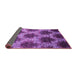 Sideview of Abstract Pink Contemporary Rug, con1032pnk