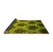 Sideview of Abstract Yellow Contemporary Rug, con1032yw