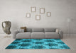 Machine Washable Abstract Light Blue Contemporary Rug in a Living Room, wshcon1032lblu