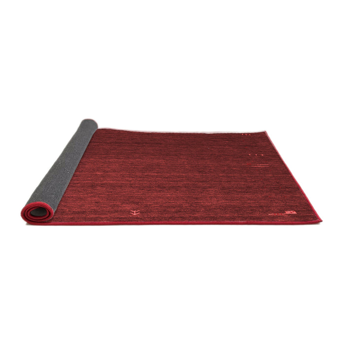 Abstract Red Contemporary Area Rugs