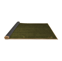 Sideview of Abstract Brown Contemporary Rug, con1033brn