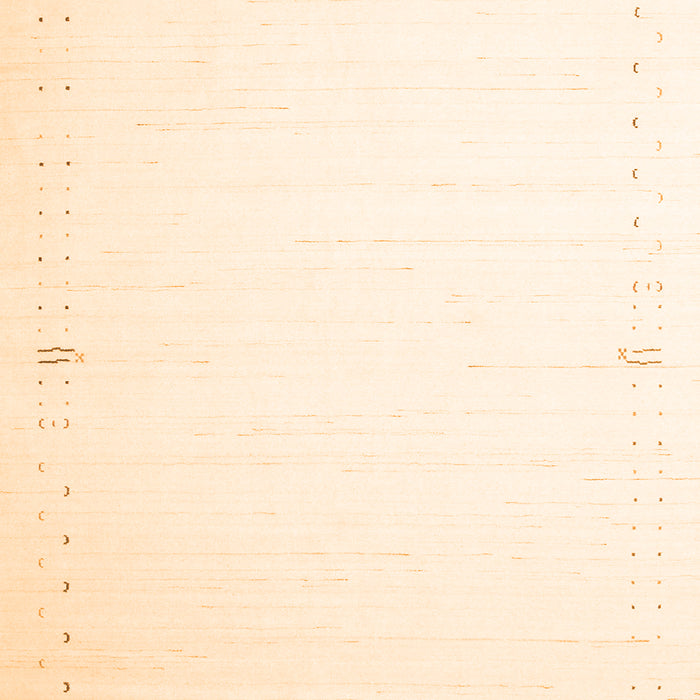 Serging Thickness of Machine Washable Solid Orange Modern Area Rugs, wshcon1034org