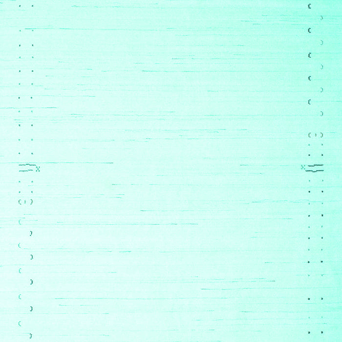 Solid Turquoise Modern Rug, con1034turq