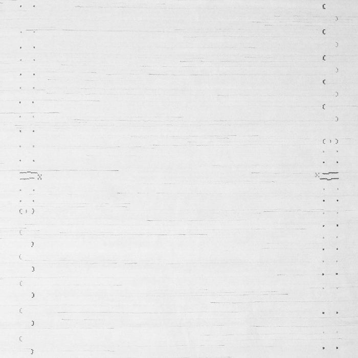 Serging Thickness of Machine Washable Solid Gray Modern Rug, wshcon1034gry