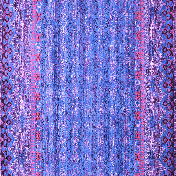 Square Machine Washable Abstract Purple Contemporary Area Rugs, wshcon1035pur