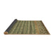 Sideview of Abstract Brown Contemporary Rug, con1035brn