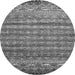 Square Abstract Gray Contemporary Rug, con1035gry