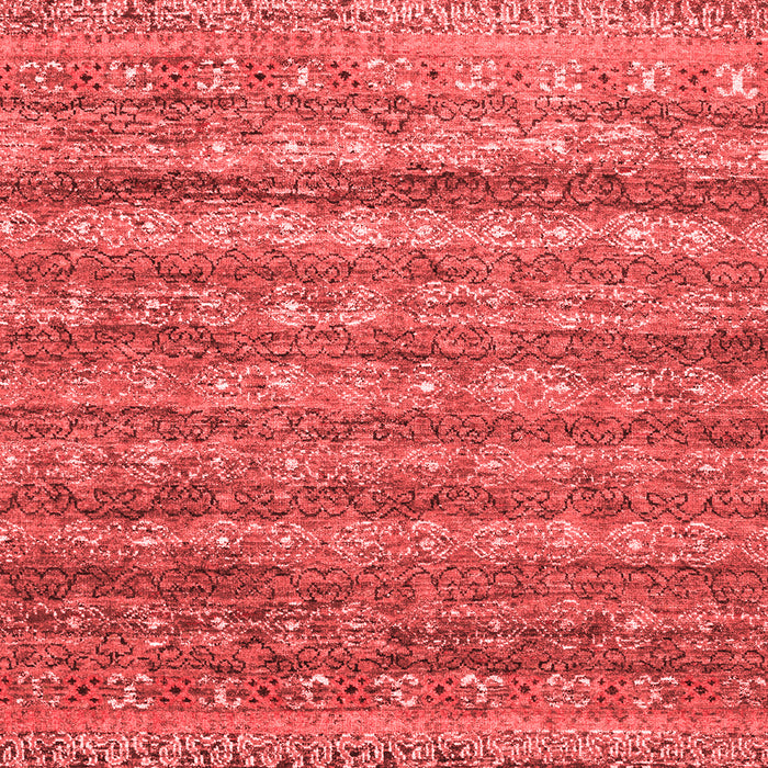 Machine Washable Abstract Red Contemporary Rug, wshcon1035red