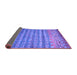 Sideview of Abstract Purple Contemporary Rug, con1035pur