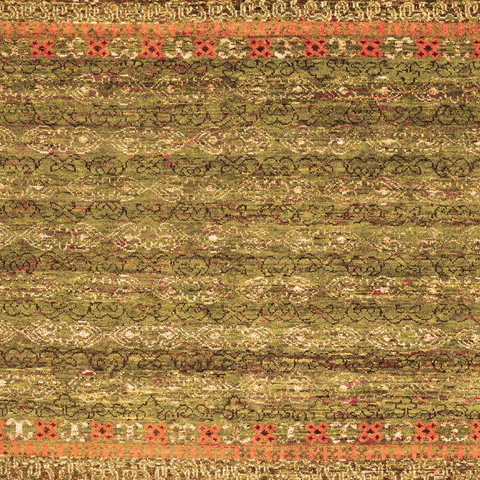 Abstract Orange Contemporary Rug, con1035org