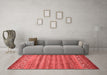 Contemporary Red Washable Rugs