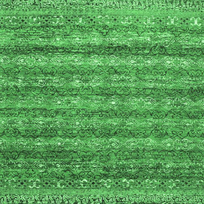 Abstract Emerald Green Contemporary Rug, con1035emgrn