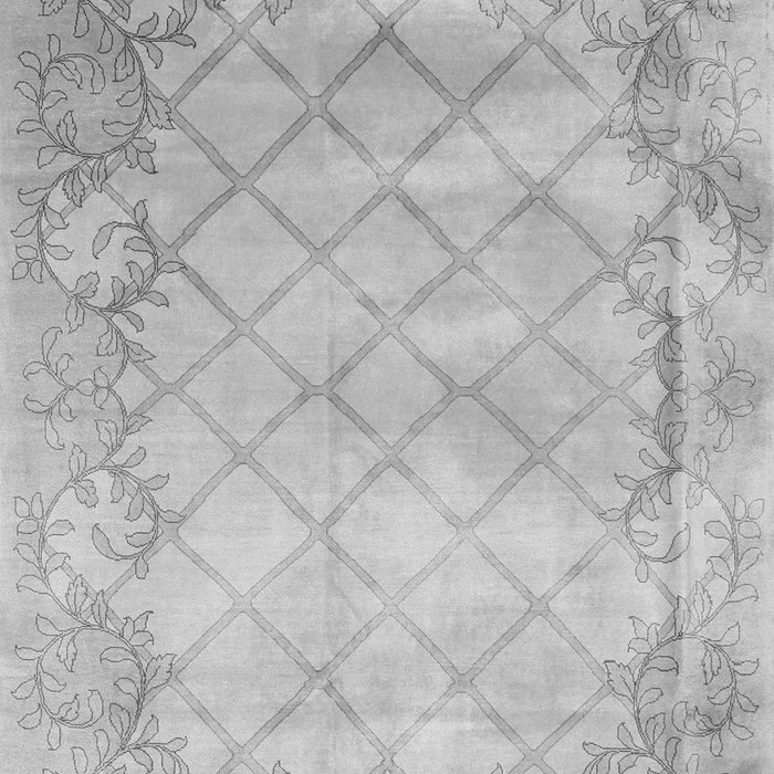 Abstract Gray Contemporary Rug, con1036gry