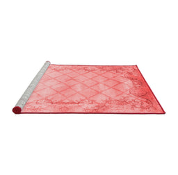 Contemporary Red Washable Rugs