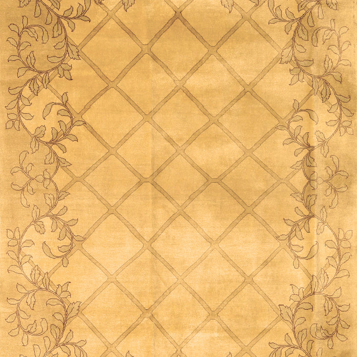 Abstract Brown Contemporary Rug, con1036brn
