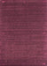 Machine Washable Abstract Pink Contemporary Rug, wshcon1037pnk
