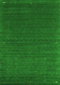 Abstract Green Contemporary Rug, con1037grn