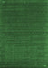 Machine Washable Abstract Emerald Green Contemporary Area Rugs, wshcon1037emgrn