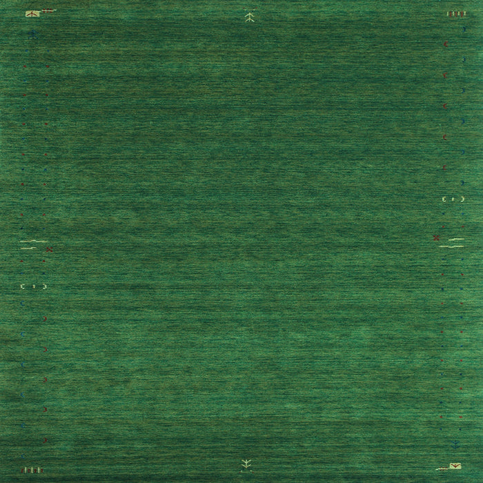 Square Abstract Light Blue Contemporary Rug, con1037lblu