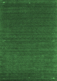 Abstract Emerald Green Contemporary Rug, con1037emgrn