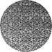 Machine Washable Abstract Gray Contemporary Rug, wshcon1038gry