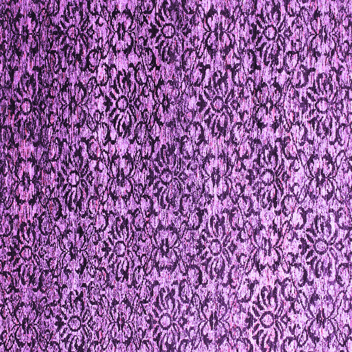 Square Machine Washable Abstract Purple Contemporary Area Rugs, wshcon1038pur