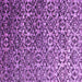 Square Machine Washable Abstract Purple Contemporary Area Rugs, wshcon1038pur