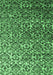 Abstract Emerald Green Contemporary Rug, con1038emgrn