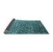 Sideview of Abstract Light Blue Contemporary Rug, con1038lblu